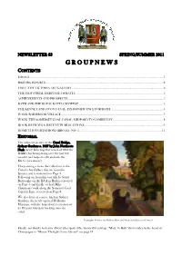 G R O U P N E W S CONTENTS Editorial