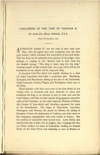 Henry Fishwick, FSA a LTHOUGH Charles II. Was Not King De Facto