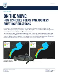 How Fisheries Policy Can Address Shifting Fish Stocks (PDF)