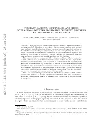 Poncelet-Darboux, Kippenhahn, and Szeg\H {O}: Interactions Between