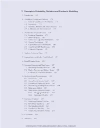 7. Concepts in Probability, Statistics and Stochastic Modelling