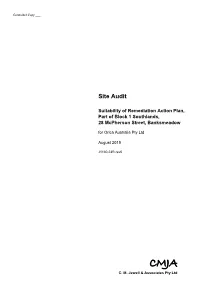 Site Audit Report, August 2015