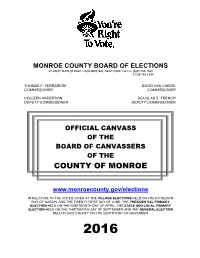 2016 Canvass Book