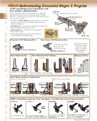 Guide to Blum Concealed Hinges