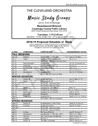Hts Library MSG Schedule