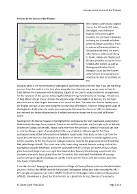 Journey to the Source of the Thames © Classic Cycle Trips 2020 Page 1 Of