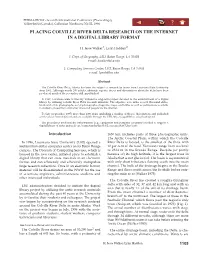 Placing Colville River Delta Research on the Internet in a Digital Library Format