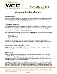 Caulking and Sealant Information