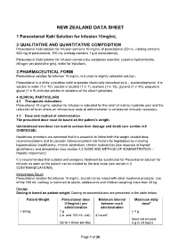 Paracetamol Kabi Data Sheet