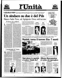 Un Sindaco Su Due È Del Pds CSSSCCRAAMJO Aertiss