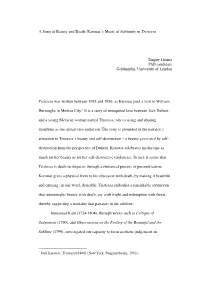 Kerouac's Music of Sublimity in Tristessa
