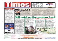 Nepali Times Is One Year Old Impatient with a Boss Who Wouldn’T Step Down, with This Issue