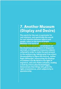 7. Another Museum (Display and Desire)