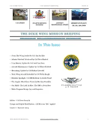 Dixie Wing Mission Briefing Issue 1
