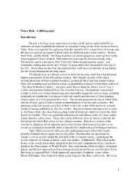 Nancy Hale Bibliography