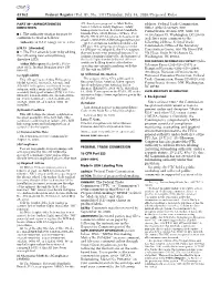 Notice of Proposed Rulemaking (NPRM)