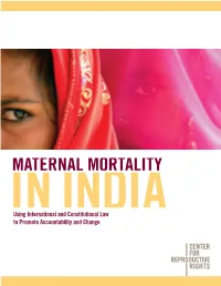 Using International and Constitutional Law to Promote Accountability and Change the Center for Reproductive Rights