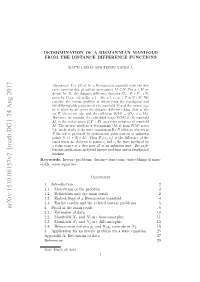 Arxiv:1510.06157V2 [Math.DG] 24 Aug 2017 2