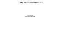 DIY Deep Learning for Vision: a Hands-On Tutorial with Caffe