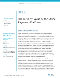 IDC, the Business Value of the Stripe Payments Platform