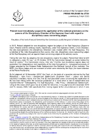 Interim Measures