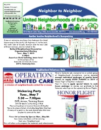 May Newsletter