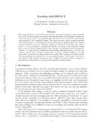 Teaching with IMPACT