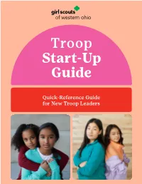 Troop Start-Up Guide