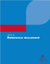 2014 Reference Document Reference Document