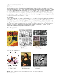 A Brief on Comics and Sequential Art- by R