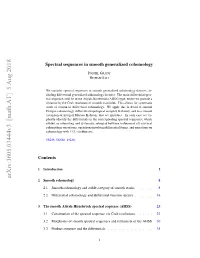 Arxiv:1605.03444V3 [Math.AT] 5 Aug 2018 H Mohaia•Izbuhseta Eune(AHSS) Sequence Spectral Atiyah•Hirzebruch Smooth the 3 Cohomology Smooth 2 Introduction 1 Contents