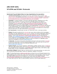 [MS-VUVP-Diff]: VT-UTF8 and VT100+ Protocols