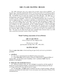 36R Class Rating Rules