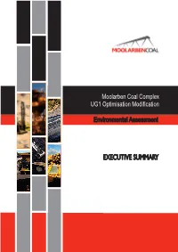 EXECUTIVE SUMMARY Moolarben Coal Complex – UG1 Optimisation Modification