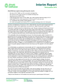 Interim Report Third Quarter 2019