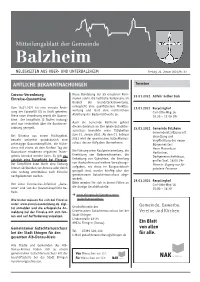 Mitteilungsblatt KW 03/21