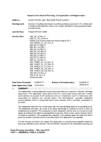 North Planning Committee - 19Th June 2018 PART 1 - MEMBERS, PUBLIC & PRESS Local Improvements