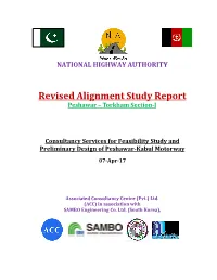 Revised Alignment Study Report Peshawar – Torkham Section-I