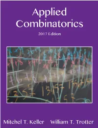 Applied Combinatorics 2017 Edition