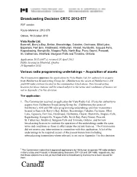 Broadcasting Decision CRTC 2012-577