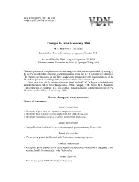 Changes to Virus Taxonomy 2004