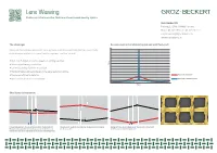 Leno Weaving Posileno® Is the Innovative, Flexible and Heald-Based Weaving System