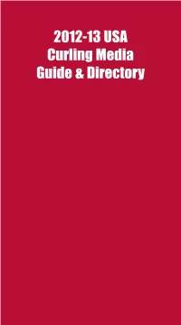 2012-13 USA Curling Media Guide & Directory