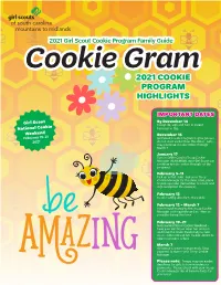 2021 Cookie Program Highlights