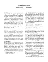 Customizing Paraview