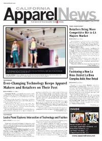 Ever-Changing Technology Keeps Apparel Makers and Retailers On