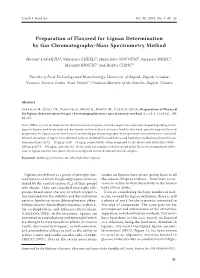 Preparation of Flaxseed for Lignan Determination by Gas Chromatography-Mass Spectrometry Method