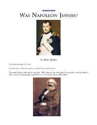 Was Napoleon Jewish?