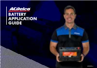 Battery Application Guide
