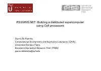 Building a Distributed Supercomputer Using Cell Processors